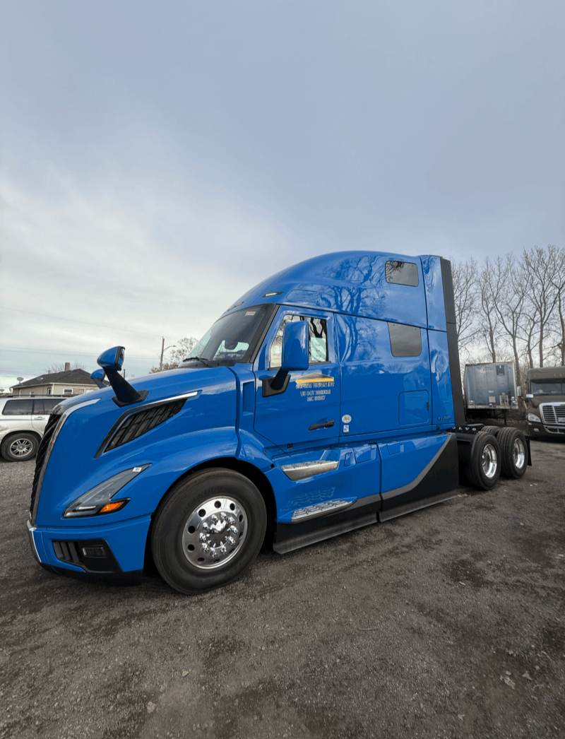 Capital Union semi truck on the highway